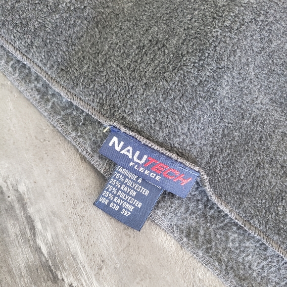 Grey | NAUTICA | NauTech Fleece Scarf - Picture 4 of 4